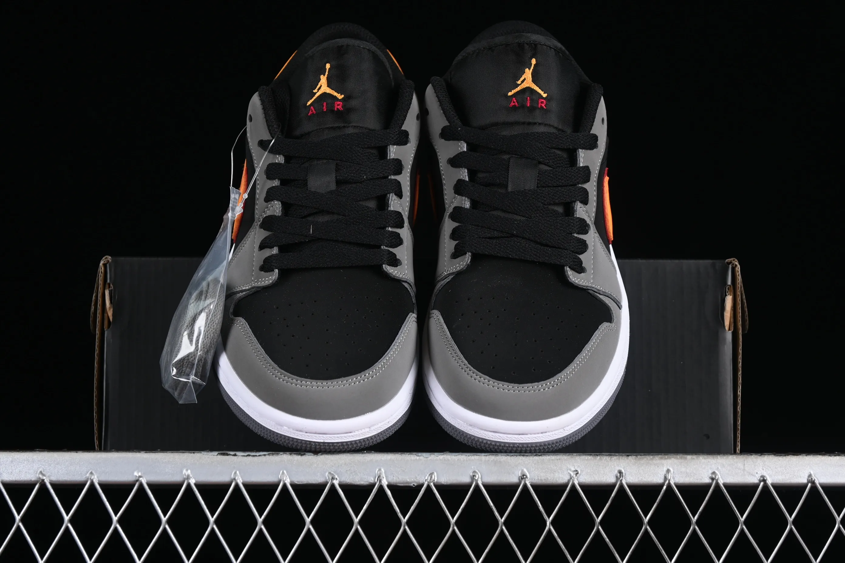 All categories Air Jordan Jordan series basketball shoes Air Jordan 1 Low Air Jordan 1 Low "Black Orange" AJ1 Joe 1 light stone black and yellow FN7308-008
